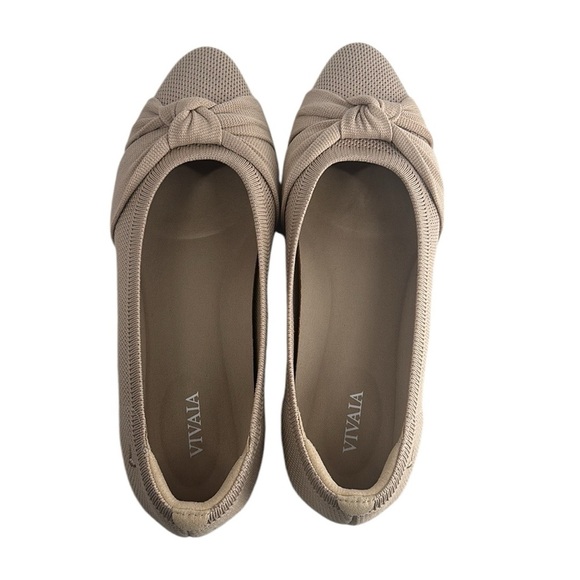 Vivaia Bibi Almond-Toe Knotted Flats sustainable comfort shoes - size 38 (US7.5) - Picture 2 of 10